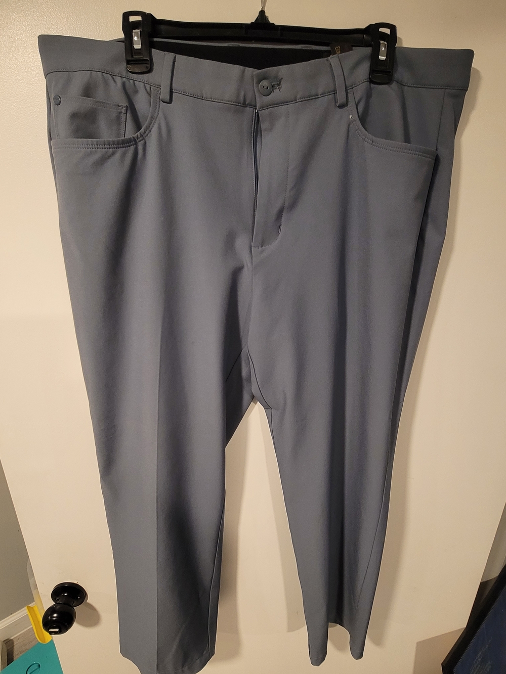Greg Norman Collection Men's Slate Blue Dress Pants